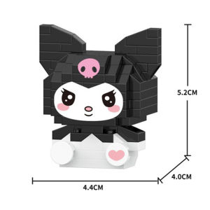Sanrio | !Anime Character Building Blocks Figure Ornament DIY Assembled Bricks Model Educational Puzzle Toy Birthday Gift for Children