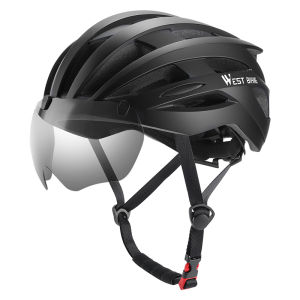 West Biking | Large Size Cycling Helmet with Visor Ventilated