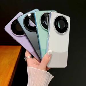 Suitable for Huawei Honor X60Honor X60 ProMagic7Magic7 ProHonor X9c Mobile phone case Diamond pattern Metal Eye protection Case cover PC scrub Color spelling cover shockproof Mobile phone case