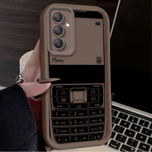 Bandai | Ốp Lưng Silicon Mềm Kiểu Cổ Điển Retro Old Brick Cho Samsung Galaxy A Series - Vỏ Chống Sốc Chống Trầy Xước Với Thiết Kế Chữ Viết Ngộ Nghĩnh