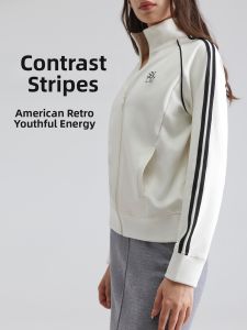 SALTUM | Stand Collar Color-blocked Waterproof Warm Jacket