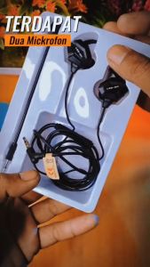Earphone LOG ON RX9 Shooter Gaming Double Mic - Handsfree / Headset Original - 1 Tahun Garansi