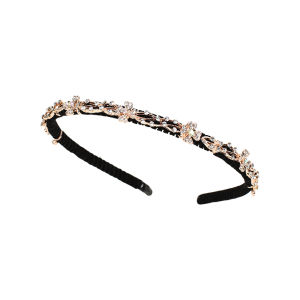 ที่คาดผมเพชรและมุกคนดังเกาหลีมีสไตล์สําหรับผู้หญิงเครื่องประดับผมฤดูร้อนระดับไฮเอนด์พร้อมฟังก์ชั่นล้างหน้า