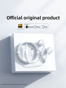 High Quality Wired Earphones for Vivo X100X90Pro round Mouth Type-C Flat Mouth In-Ear Silicone Material Music Playback