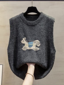 JIANDIYA | Knit Sweater Vest Loose Outwear