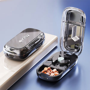 Newest Pill Cutter Adjustable Precise Cutting One Third with Hidden Sharp Blade for Multiple Tablet Portable Medicines Splitter