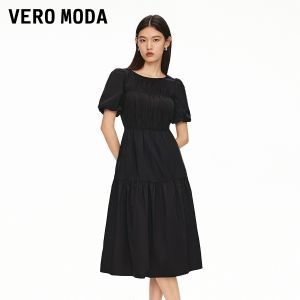Vero Moda | Đầm Ngắn Tay Ôm Eo Đa Lớp