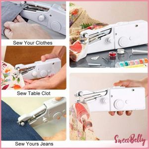 Sweet Belly  จักรมือถือ เครื่องใช้ในครัวเรือน จักรเย็บผ้าขนาดเล็ก  Electric sewing machine สปอตสินค้า