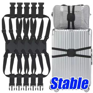 Creative Travel Luggage Safety Fixing 8-shaped Packing Strap Simple Portable Reinforcement Elastic Consignment Binding Strap