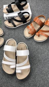 Christian Bale Vanesa Sandal Wanita Tali Belakang Sepatu Sendal Flat Cewek Kekinian