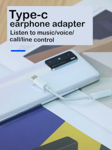 【Trinity】iP Adapter To 3.5mm & Type C To 3.5mm Plug & Play Hi-Res DAC AUX Audio Adapter For [ Samsung iPhone Oppo Vivo etc ] Headphone Convertor Audio Splitter–Portable Premium Hi-Fi Sound