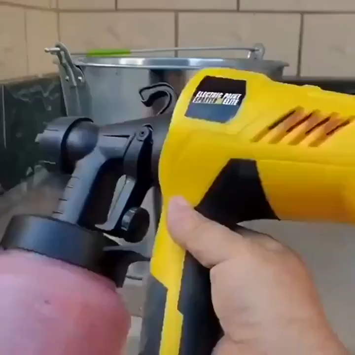 Electric Spray Gun High Power High Pressure 500W 800ml Paint Spraying Machine Air Spray Gun Household Airbrush Adjustable Nozzle