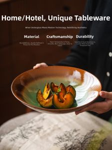 YOGEHOME | High Aesthetic Crackle Glaze Ceramic Bowl