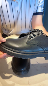 Giày Da Nam Chunky Derby Lịch Lãm Dây Buộc Giày Nam Cao Cấp Da PU Bền Đẹp Hot Treding 2025