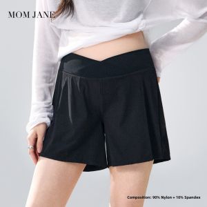 Mom Jane | Pregnant Women Yoga Shorts Thin Low Waist Sports Trousers