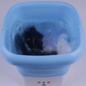 Household Appliance Fully Automatic Mini Washing Machine With Dryer Portable Foldable Small Washing Machine Lightweight Travel Laundry Children Washer Machine Underwear Washer Machine