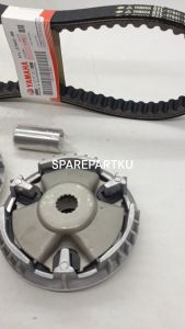 (5TL) PAKET 3 JENIS ROLLER ASSY + KIPAS ROLLER + VANBELT MIO PORTY/ SMILE/ SOUL FINO