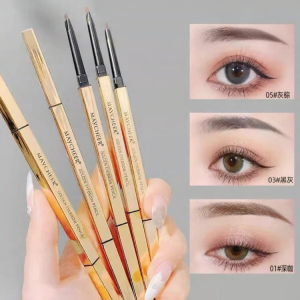 BLK Cosmetics | Long-lasting Natural-looking Eyebrow Pencil for Beginners Dual-ended