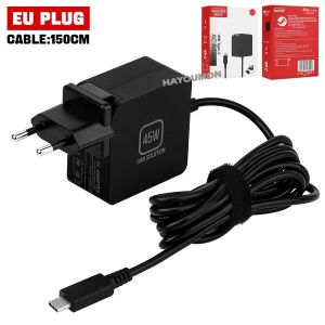 45W Fast Charger EU/US/UK Plug For Steam Deck /Switch Game Console Standard Plugs Power For US /EU Plug Power Supply Accessori