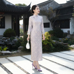 Purple 2026 Autumn New Style Traditional Modified Premium Dress