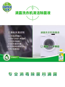 [SG Ready Stock] Dettol Washing Machine Sterilizing Cleaner 250ml inhibit 99.9% of bacteria （Lemon/Breeze Pine）