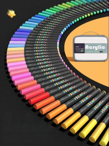 HERO | Non-toxic Washable Direct Liquid Soft Tip Markers 24 Colors
