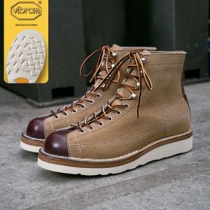 Play · Monkey Boots American Horween Suede Cowhide GOOD YEAR Martin Short Face Worker Boot