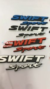 Emblem Mobil Swift Sport Variasi Mobil Suzuki Dengan Huruf Timbul 3D Bahan Fiberglass