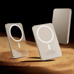 AOLUNDI | Magnetic Wireless Fast Charging Power Bank Slim Portable Airplane Safe