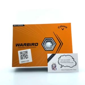 ลูกกอล์ฟ Callaway WARBIRD 23 1 โหล (12 ลูก) โครงสร้าง 2 ชั้น สีขาว/สีเหลือง ญี่ปุ่น