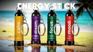 Aroma Nasal Inhaler Stick Menthol Essential Oil Aromatherapy Stick Portable Keychain Refreshing Scent for Driving Study Work Multi Fragrance