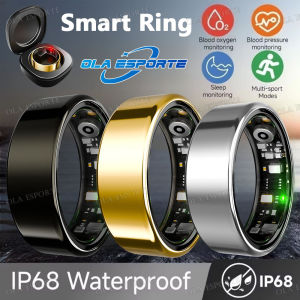 2025 New Smart Ring Heart Rate Blood Pressure Sleep Monitoring Motion Tracking IP68 Waterproof Men Women Smart Ring Holiday Gift