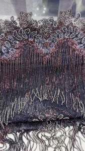 OLEVO | AT3026 Luxury Elegance Exquisite Hot Sale New Fashion Design Fabric Handmade Embroidery Net Lace Beads For Making Women Wedding