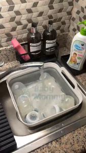 Babymommy👶Multipurpose Foldable Basin Washbasin Lightweight Portable Plastic Basin Sink Kitchen Besen Lipat 可折叠洗菜盆水槽