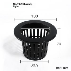 Basket of Hydroponic Plants Balcony Soilless Cultivation Vegetable Equipment Plastic Deepening Plant Planting Cup Water Tillage Root Fixing Device