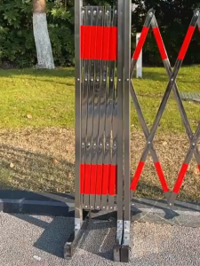 Stainless Steel Expandable Fence Barrier Road barrier gate Warning Construction Safety divider Telescopic Stroller Fence Pagar keluli tahan karat yang boleh dip