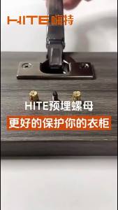 10Pcs Hinge Nut Screw Cabinet Hinge Mounting Expansion Nut Kit Drawer Door Repair Fastener Furniture Hardware Accessories