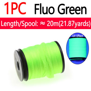 Bimoo 20m High-visi Para Post Wing Fly Tying Material Floating Synthetic Yarn For Parachute Posts Split Wing Adams Dry Flies