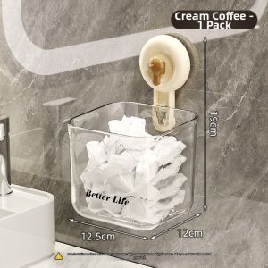 Kaman | Suction Cup Face Towel Storage Box