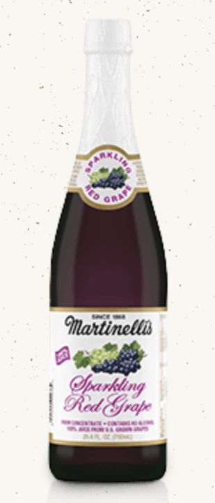 Martinelli’s Sparkling Red Grape Juice 750mL Non Alcoholic