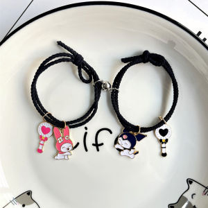 สร้อยข้อมือ การ์ตูนคู่รัก คู่รัก สร้อยข้อมือ สายหนัง น้อย น่ารัก