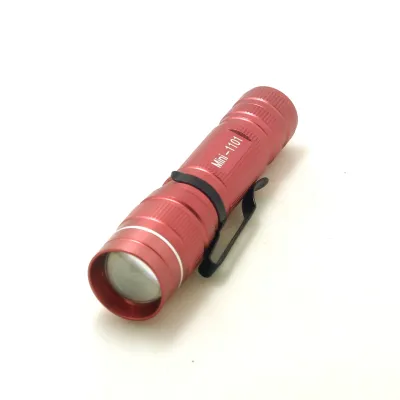Portable Mini LED Flashlight Focus Adjustable AA5 Battery 14500 Lithium Battery Zoomable Torch Light Outdoor Camping Travel