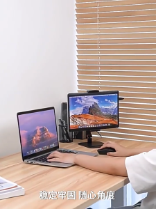 Portable Tablet Monitor Holder 12-17 Inch Screen No Drilling Vesa Phone Adjustable Laptop Gaming Displays