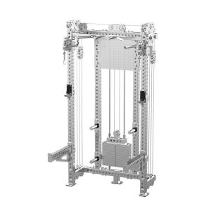 DAQIJIAN | DaQi Stainless Steel Wall-Mounted Multi-Function Squat Rack and Bench Press Barbell Set
