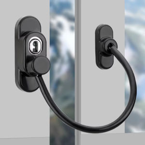 กุญแจนิรภัยล็อคประตูหน้าต่างสายอุปกรณ์ล็อคเพื่อความปลอดภัยตัวล็อคเพื่อความปลอดภัยตัวล็อคเพื่อป้องกันการเปิดล็อคหน้าต่างหล่น