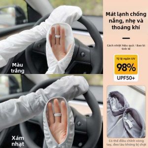 Bao Tay Chống Nắng Bằng Vải Lụa Mát
