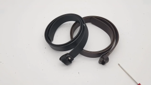 Dây nịt nam không  mặt khóa DNKK-011 | Thắt lưng giả da PU bản nhỏ 2.5cm | Bảo hành 12 tháng