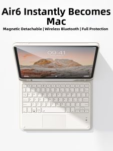 Zoyu | Magnetic Detachable Bluetooth Keyboard Protective Case with Pen Holder 11 inch