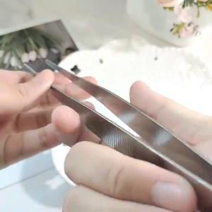 Stainless Steel Toothed Tweezer Long Barbecue Food Tong Straight Tweezer Home Medical Garden Kitchen Bbq Tool Eyelash Tweezers