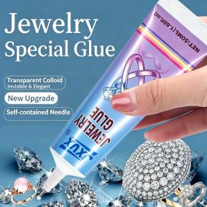 B7000 Jewelry Glue Clear with Precision Tip Bedazzling Glue Rhinestone GluesJewelry Making Nail Art DIY 1-4PCS 110ml.